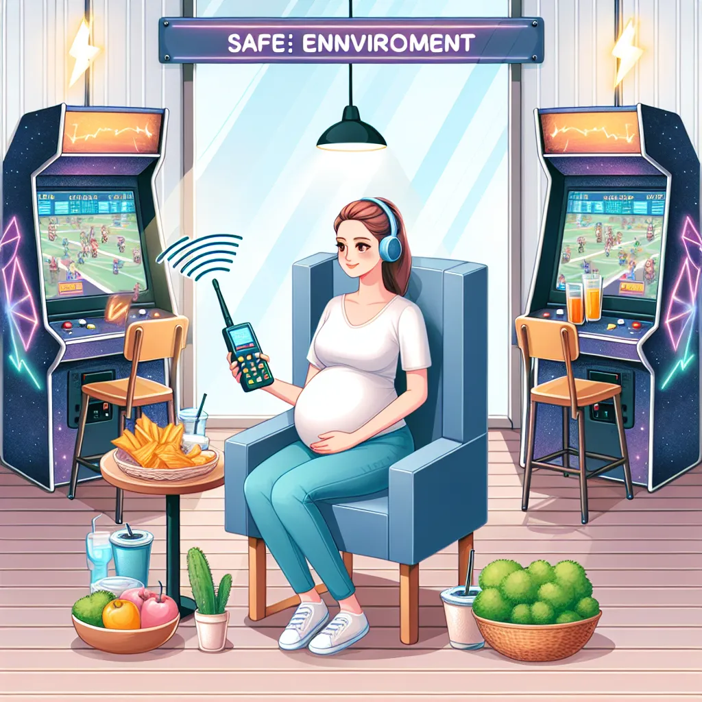 임신 중 오락실 이용하기 - 전자파 노출과 게임 종류 주의사항