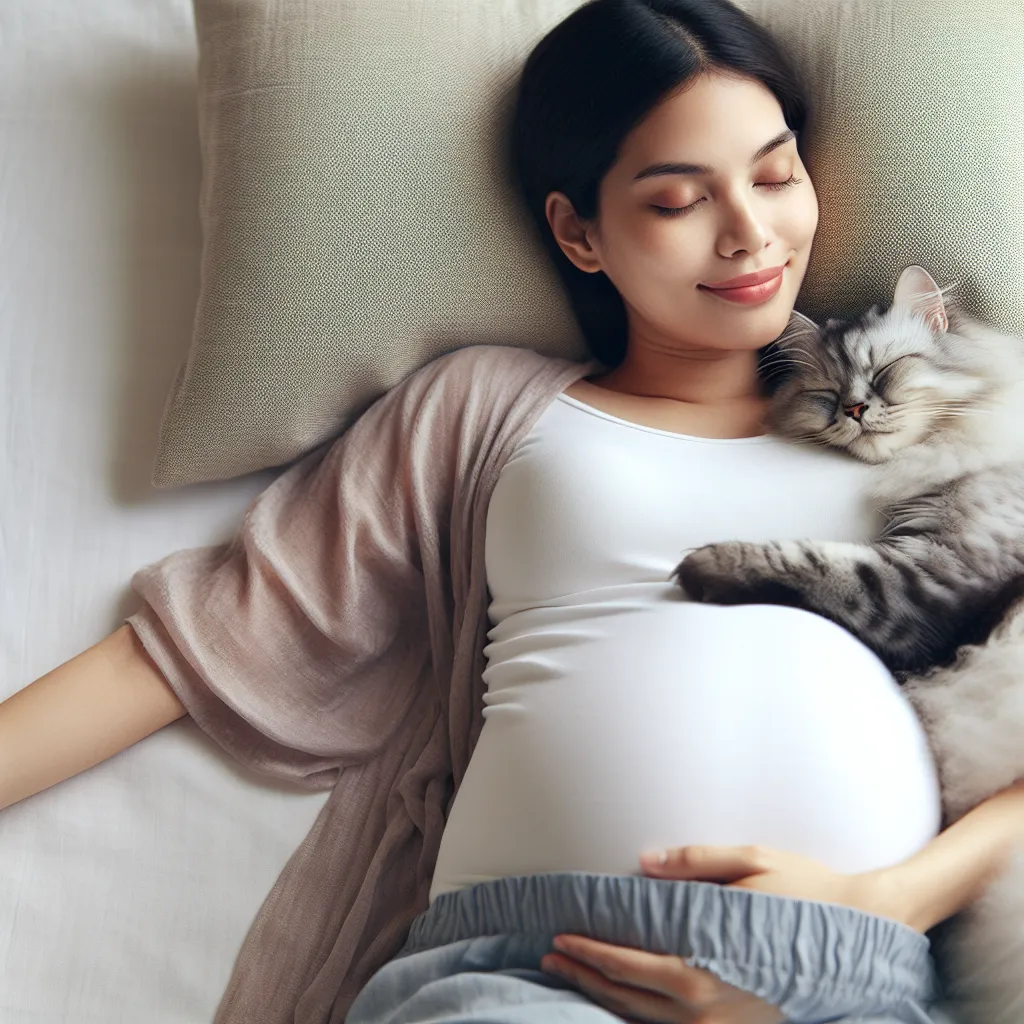 임신하고 애완동물 돌보기 - 고양이/강아지 털 알레르기 예방법